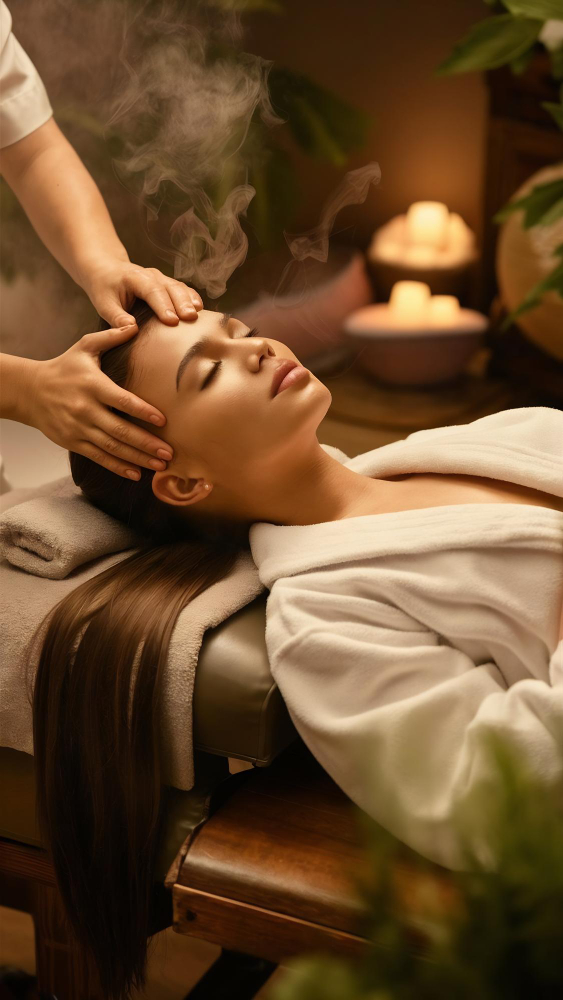 Siroabhyanga head massage and Mukhyabhyanga face massage experience